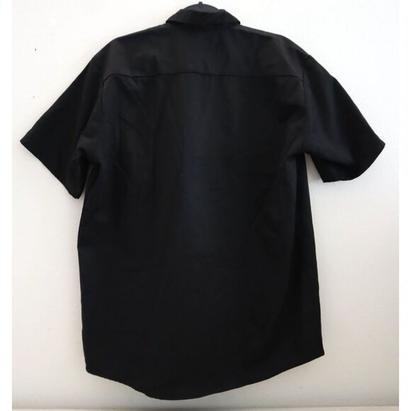 Milwaukee Leather MDM11669 Men's Sz M Black Button-Up Heavy Duty Work Shirt - Picture 2 of 10